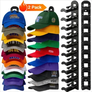 Hat Racks for Baseball Caps, Versatile Adhesive