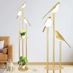 Gold Floor Lamps for Living Room