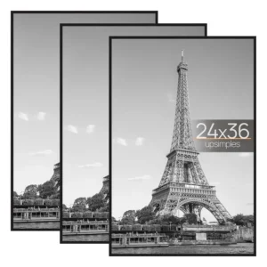 24x36 Poster Frame Black 3 Pack,