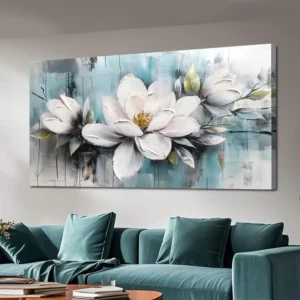 Magnolia Wall Art for Living Room,