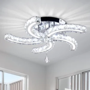 Modern Crystal Chandeliers Acrylic Crystal  Ceiling Light