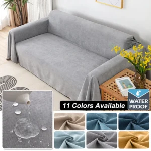 Waterproof Sofa Blanket Multipurpose Solid Color