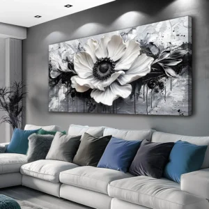 Black and white Canvas Painting Wall Decor