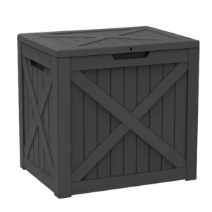35 Gallon Lockable Outdoor Storage Box Waterproof