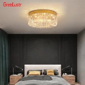 Modern Ceiling Lamp Crystal Led Chandelier Bedroom  Light