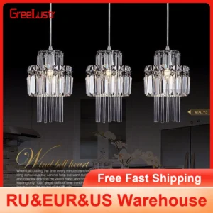 Creative Crystal Led Chandelier Light   Ceiling Lamp